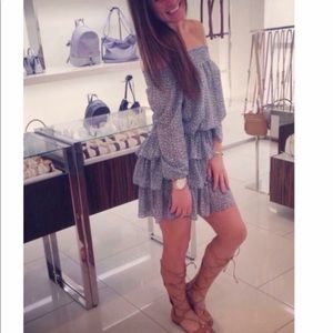 Michael Kors off the shoulder Ruffle dress